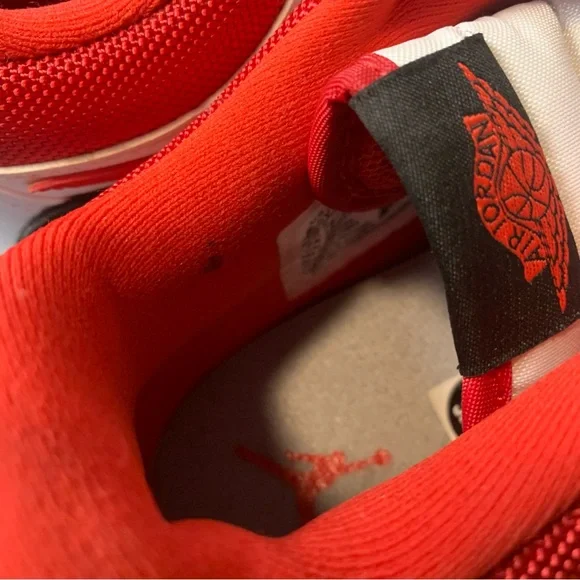 Nike Boys Jordan Legacy 312 Low GS 'Fire Red' 5.5Y - Picture 9 of 11